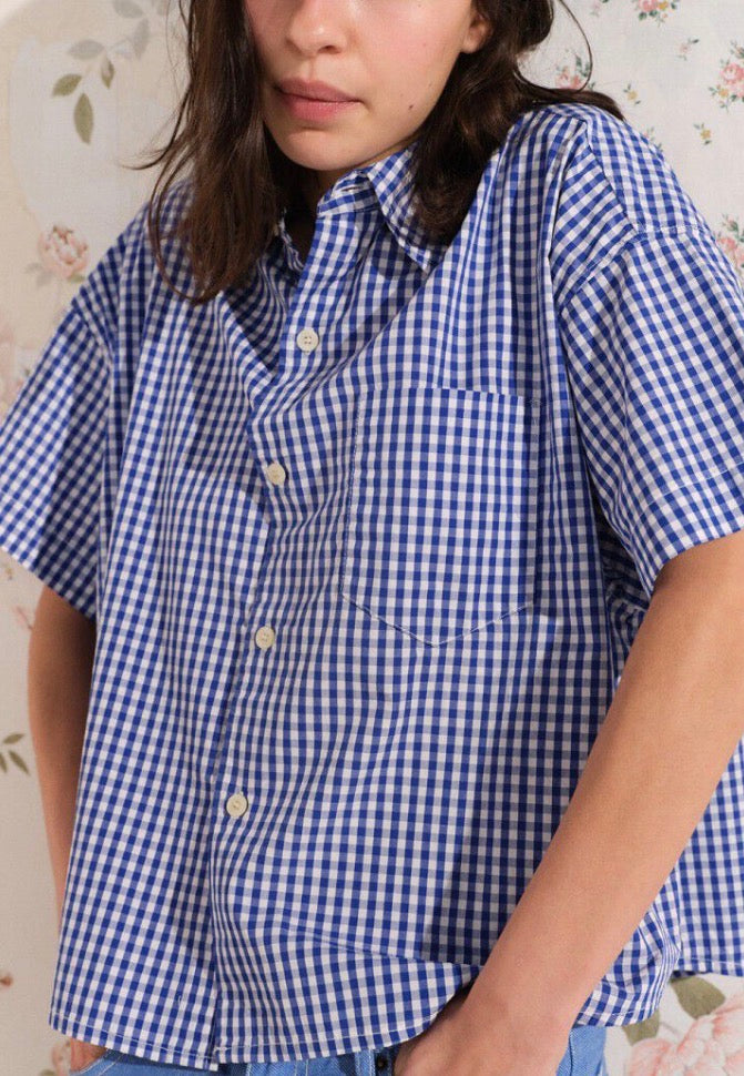 Chemise Femme Ekirow Vichy Bleu