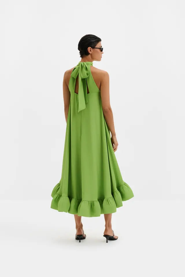 Robe Sabrina Midi Light Lime