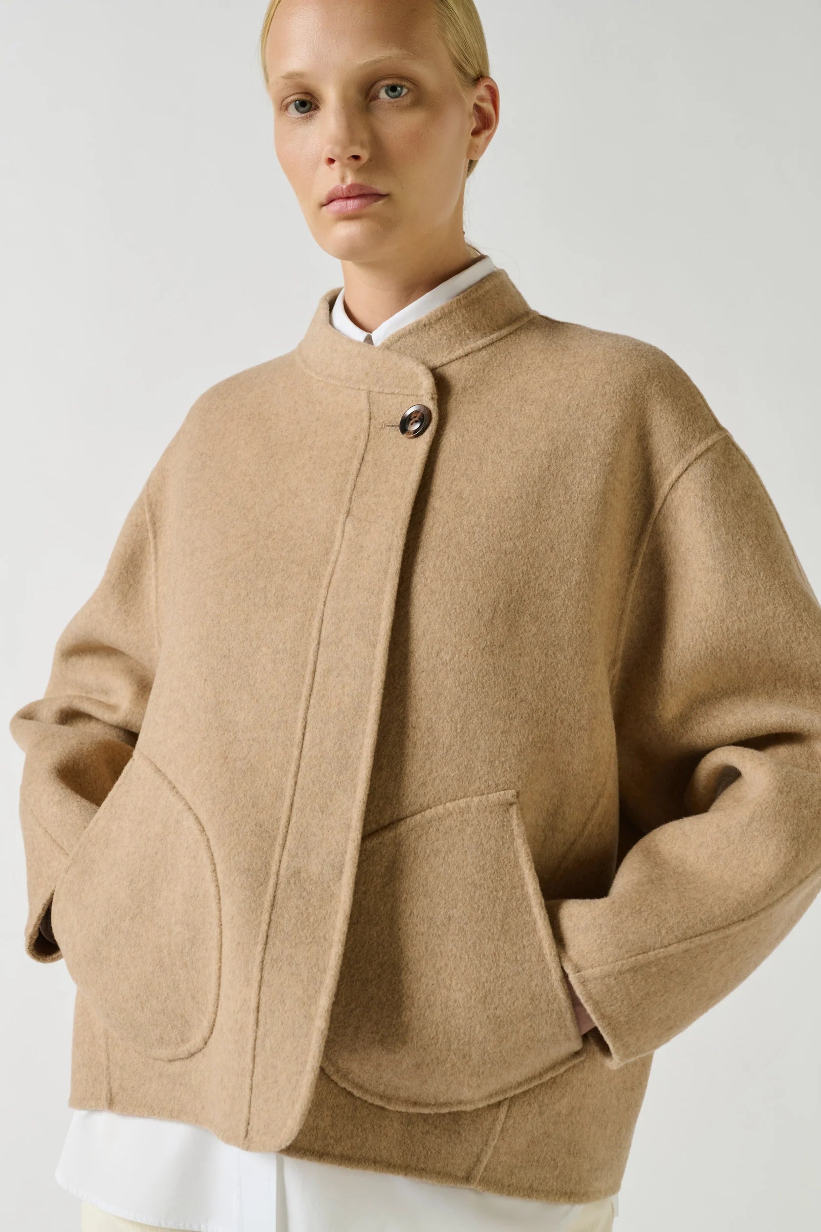 Manteau Windsor Beige Chiné