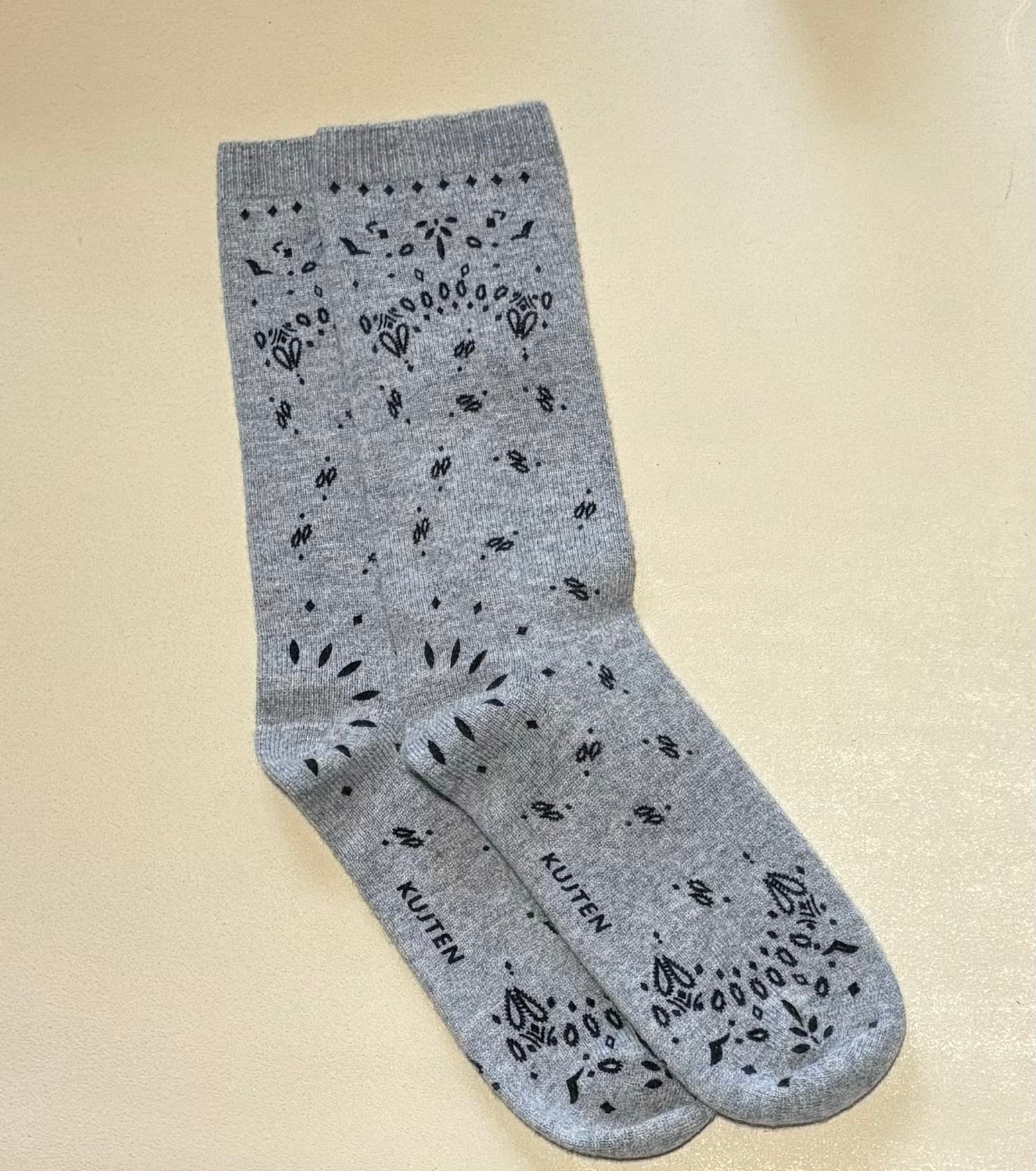 Chaussettes Sig Bandana Gris Chiné
