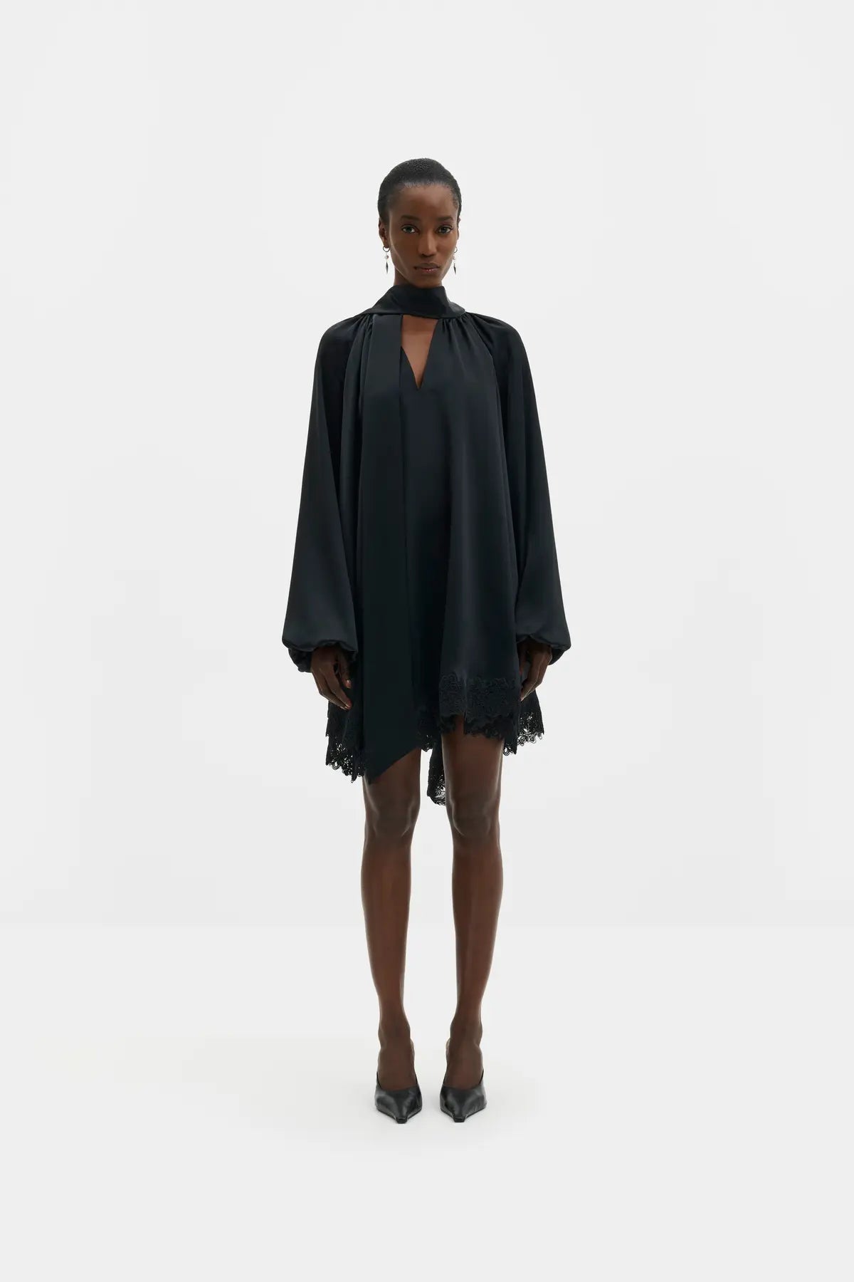 Norea Dress Satin Black