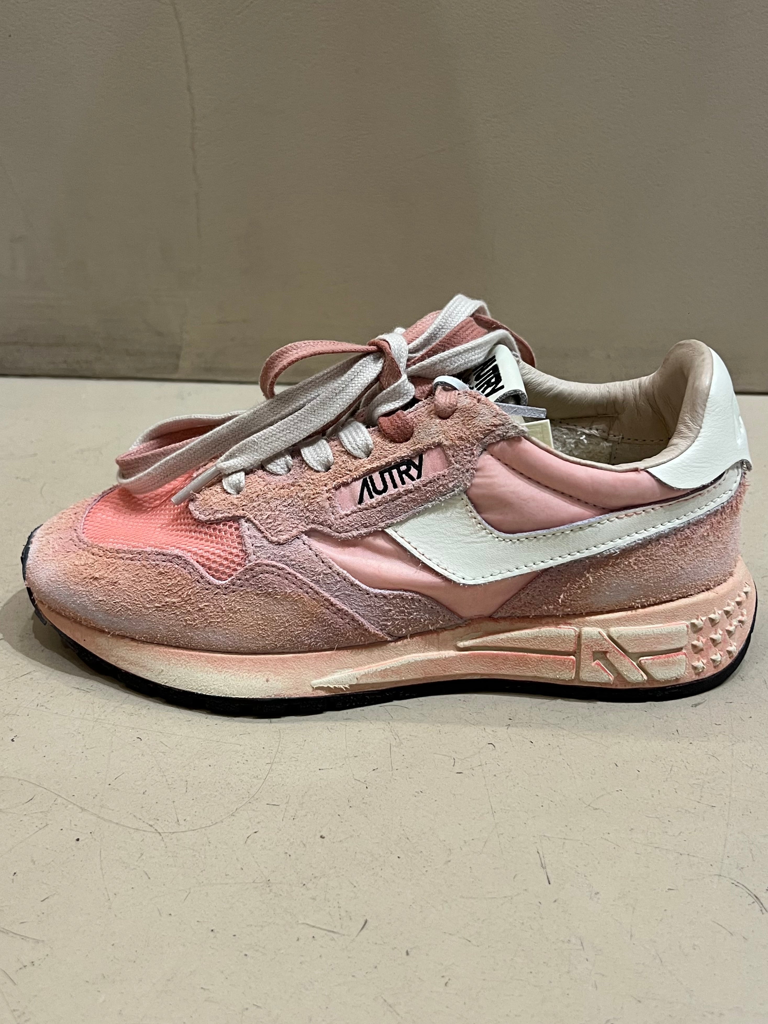 YS02 Basket Reelwind Suede Nylon White Red