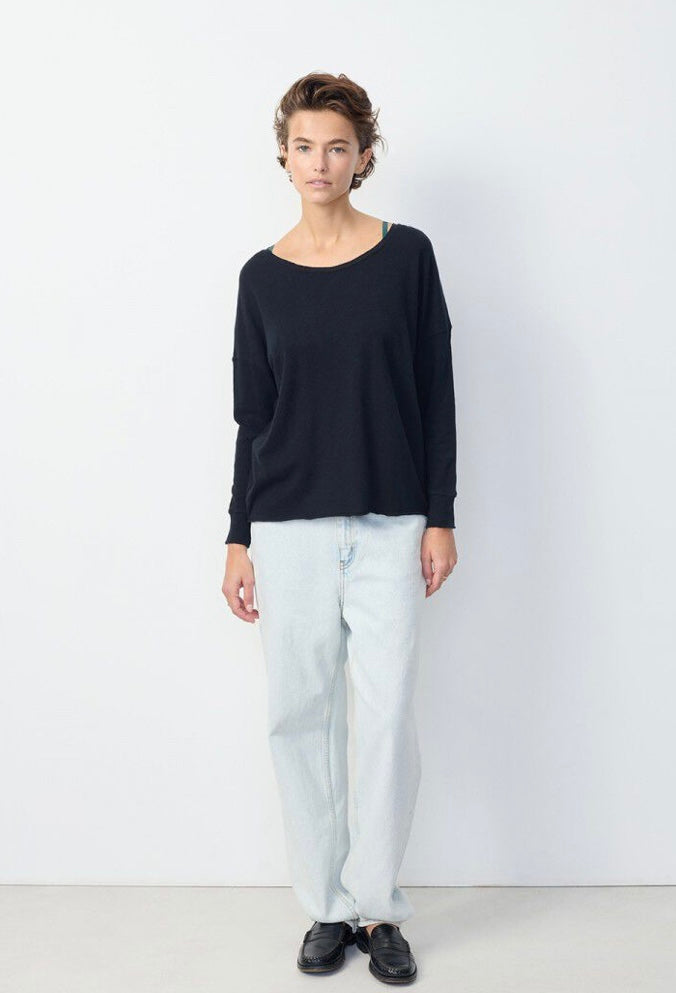 Tee-shirt Sonoma 36 Noir Col Bateau