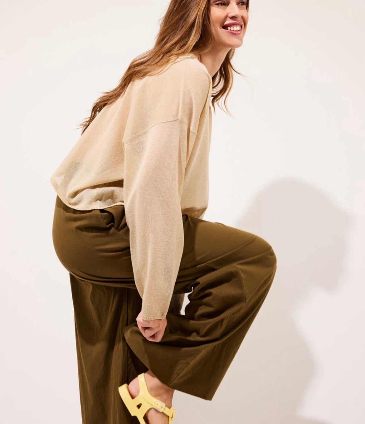 Charli Pull en maille fine Milky Way