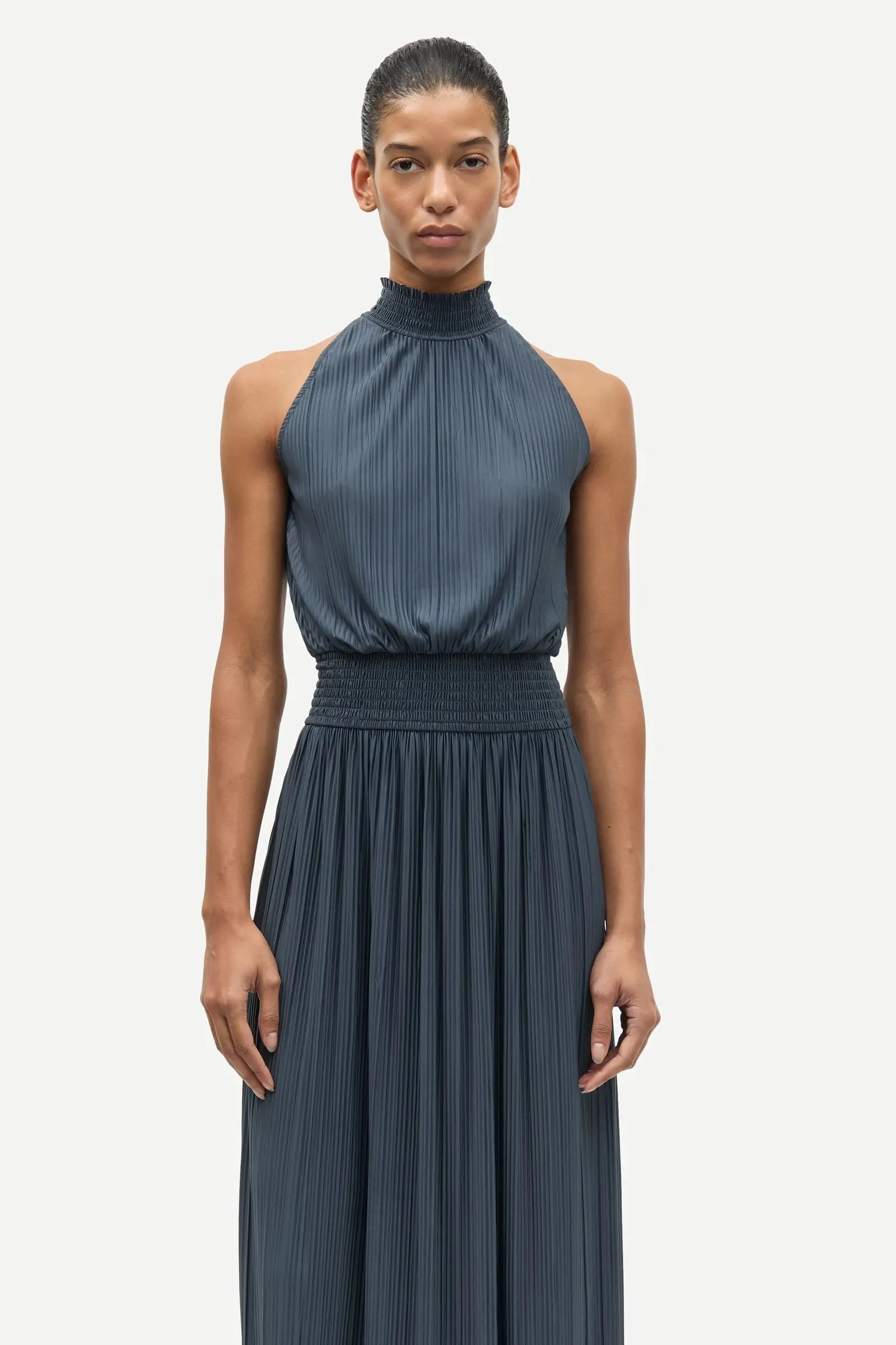 Uma Dress Ombre Blue