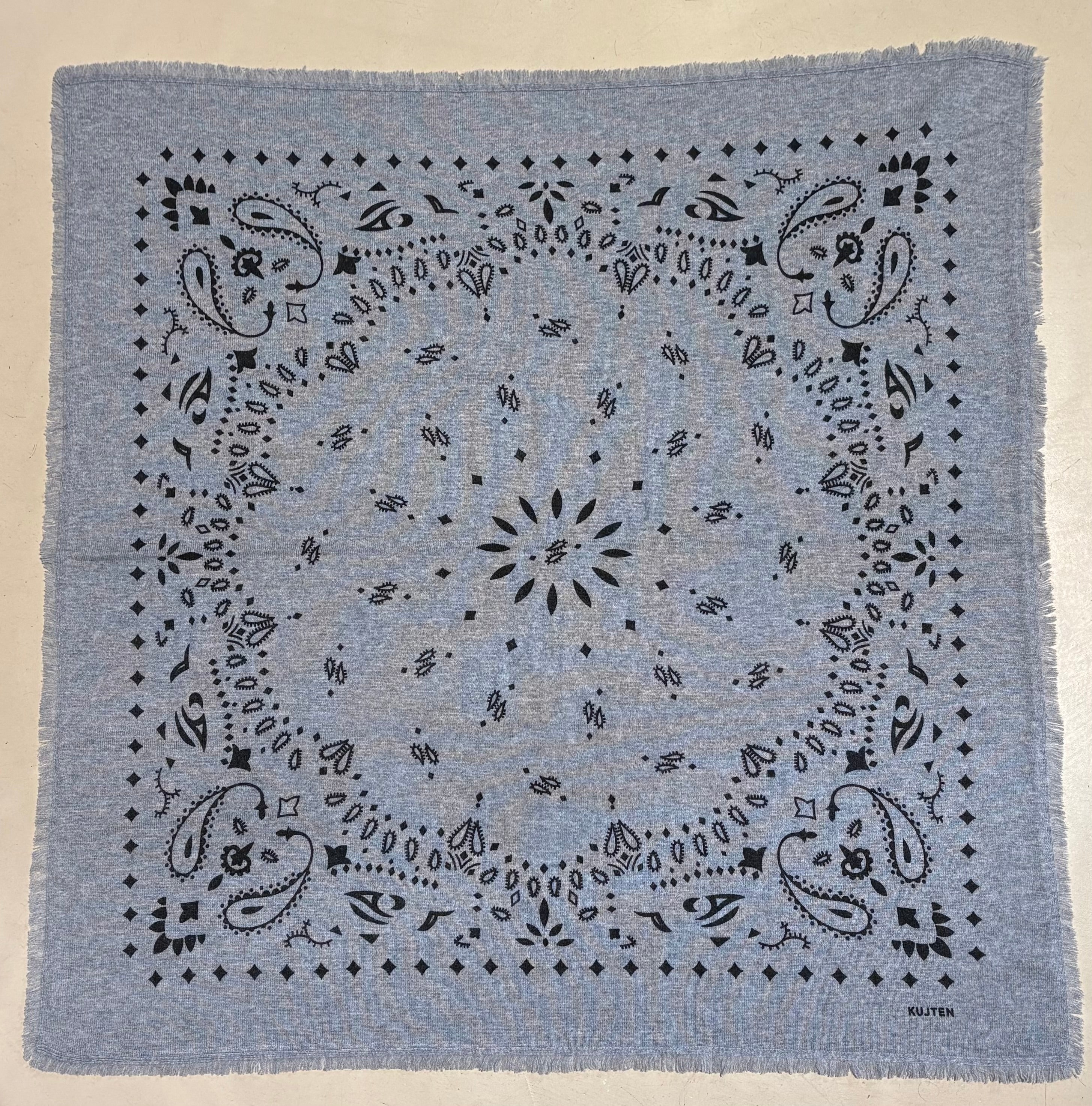 Grand Bandana Hachiko Gris Chiné