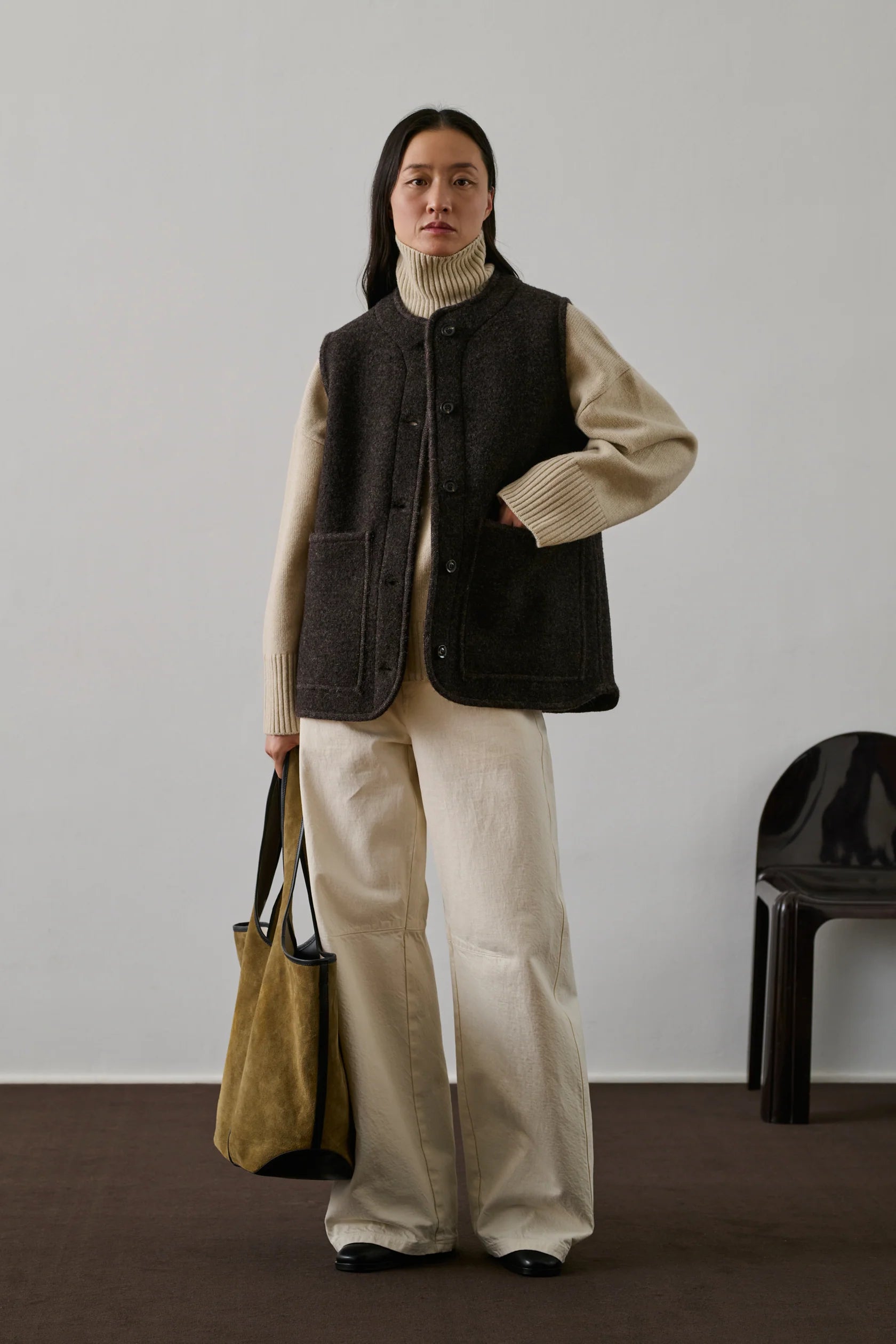 Pull William Ecru Chiné