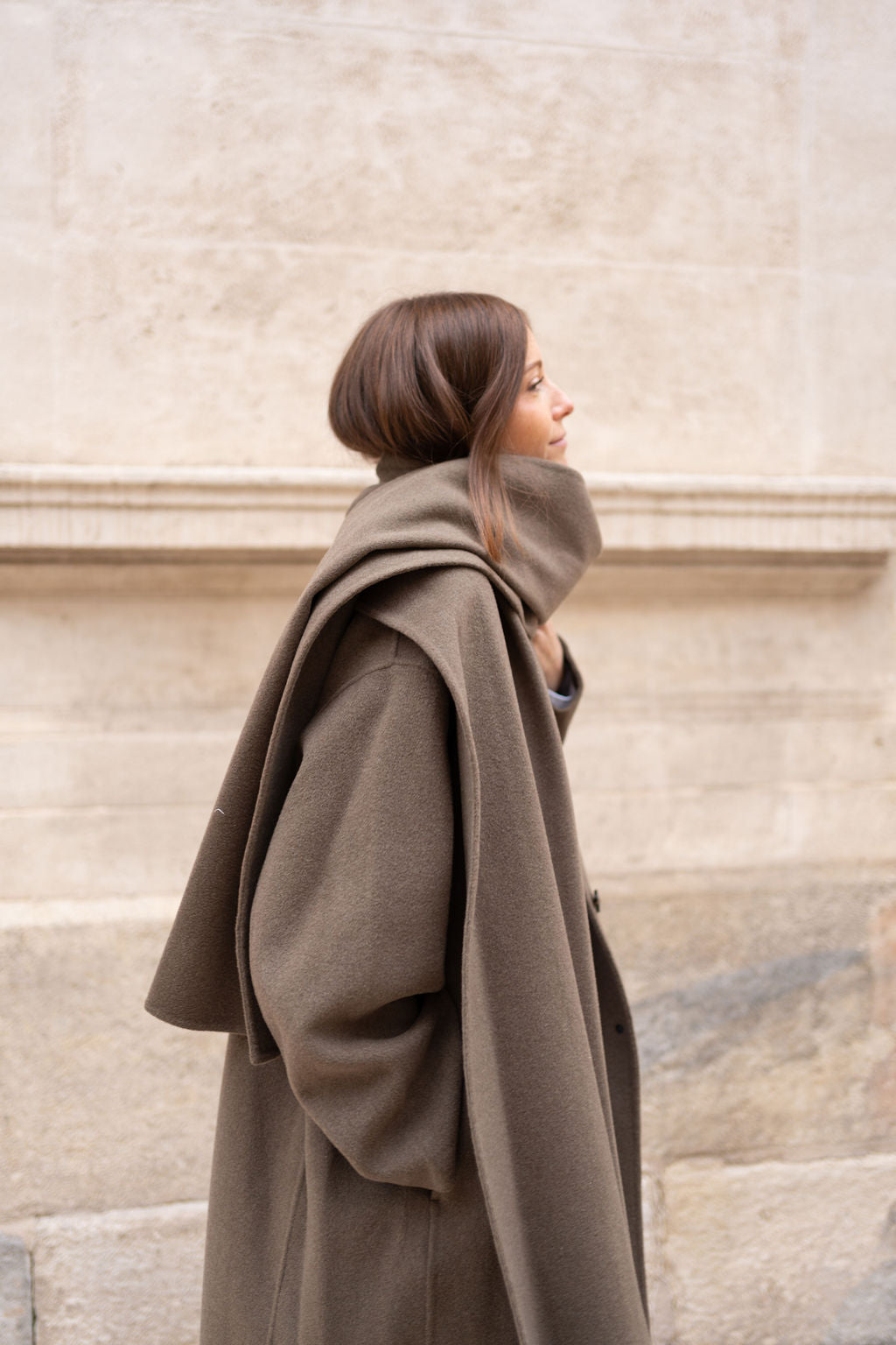 Manteau Finn Beige Gris