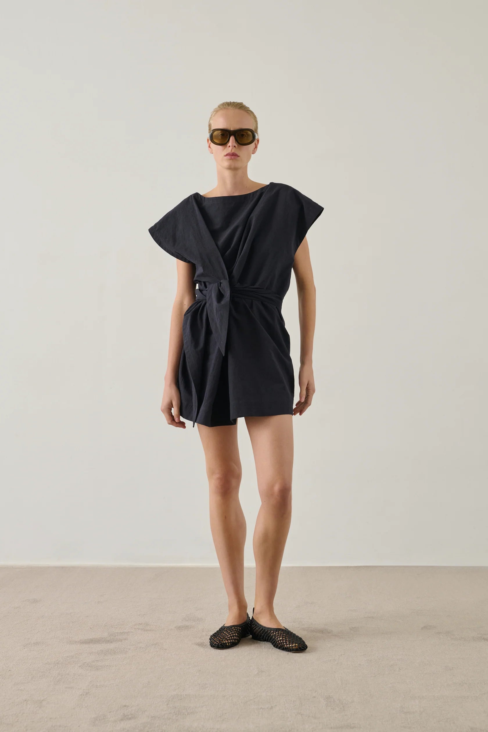 Robe Hallie Courte Nouée