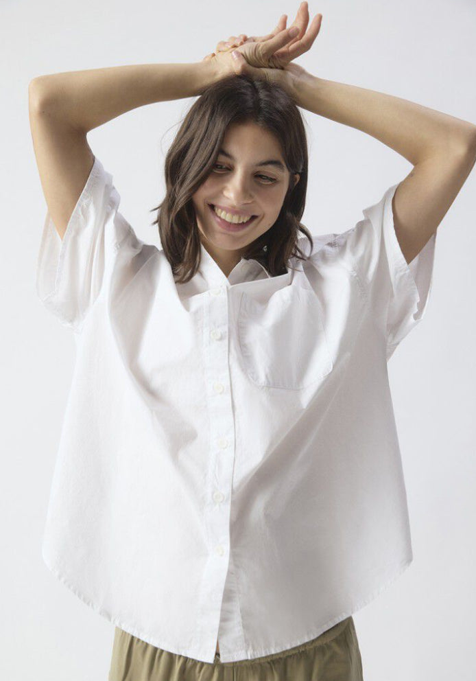 Chemise Havanarow sans manches Blanche