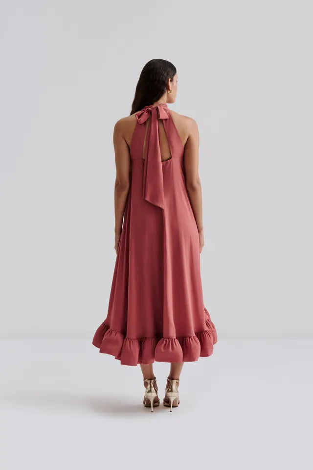 Robe Sabrina Midi Terracotta