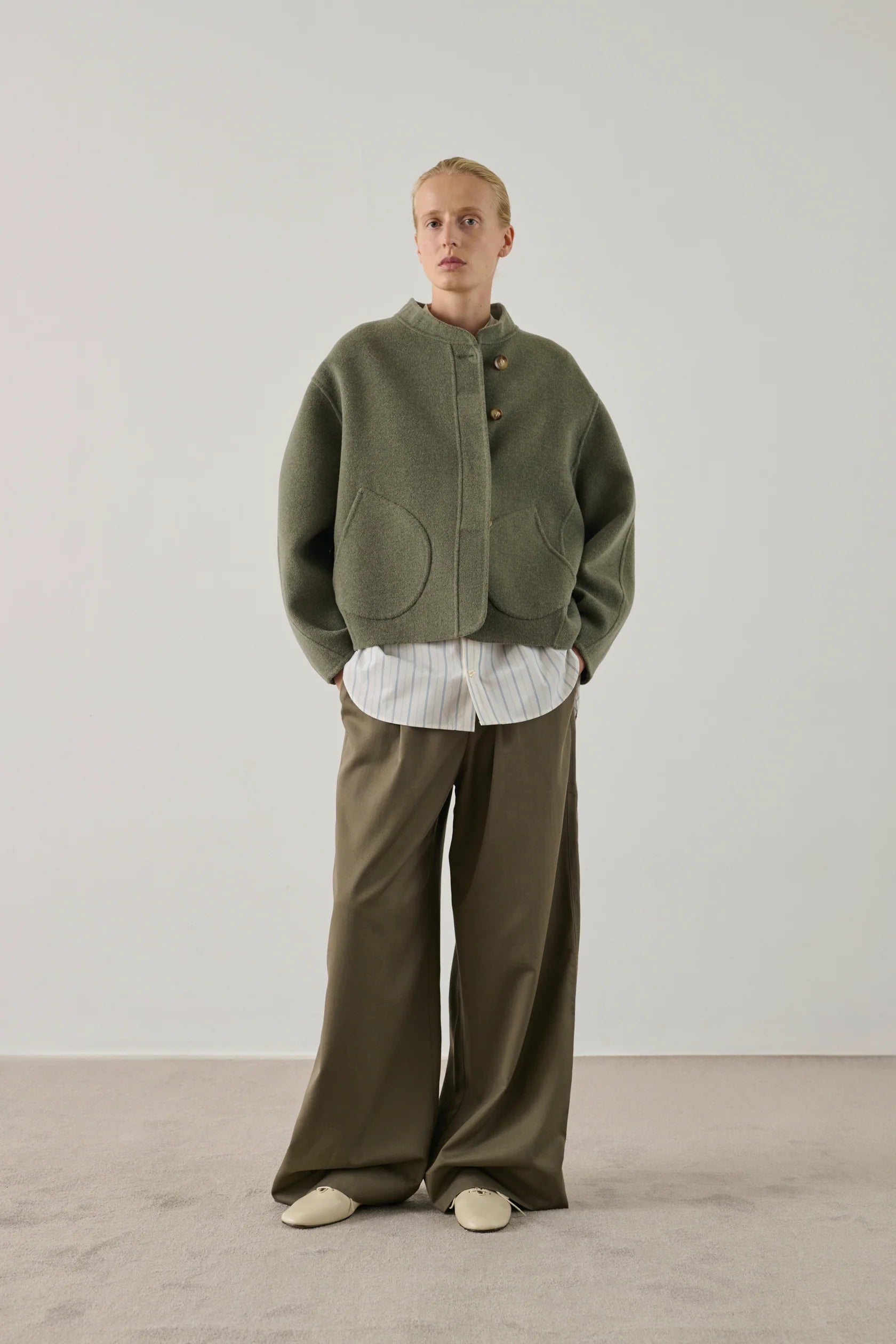 Manteau Windsor Gris Vert