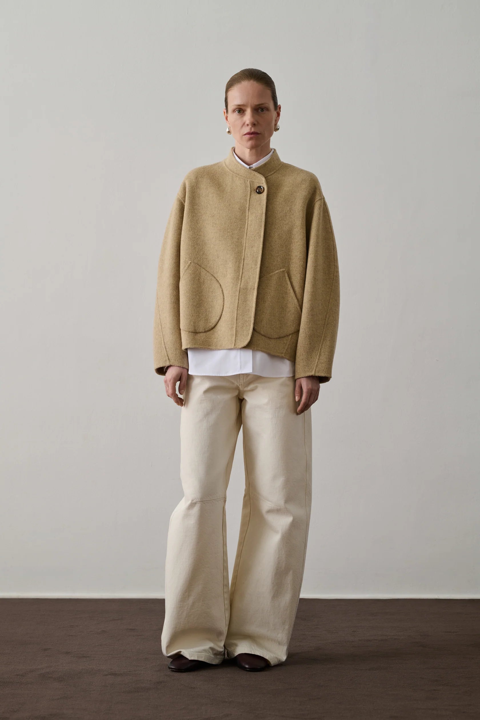 Manteau Windsor Beige Chiné