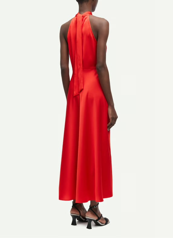 Rheo Dress Flame Scarlet