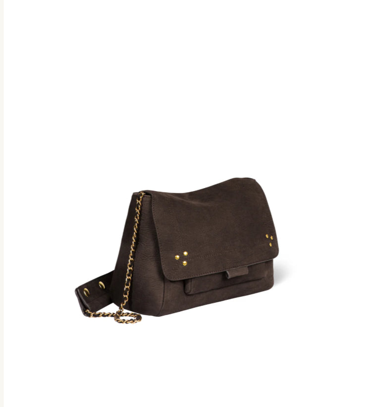 Lulu M Taurillon Croco Moka