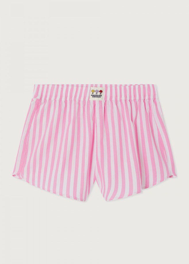 Short Femme Vewtown Rayure Rose