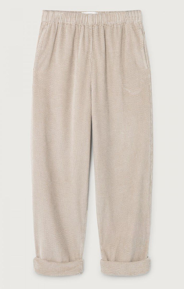 Pantalon Padow Femme Ecru vintage