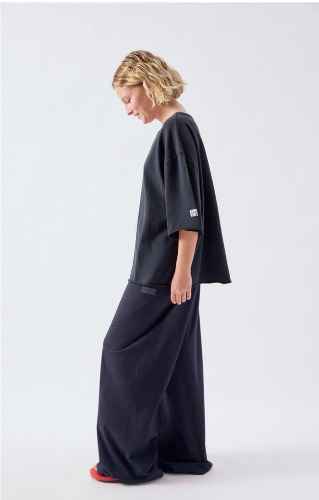 Tee Shirt Large Femme Ykobow Noir