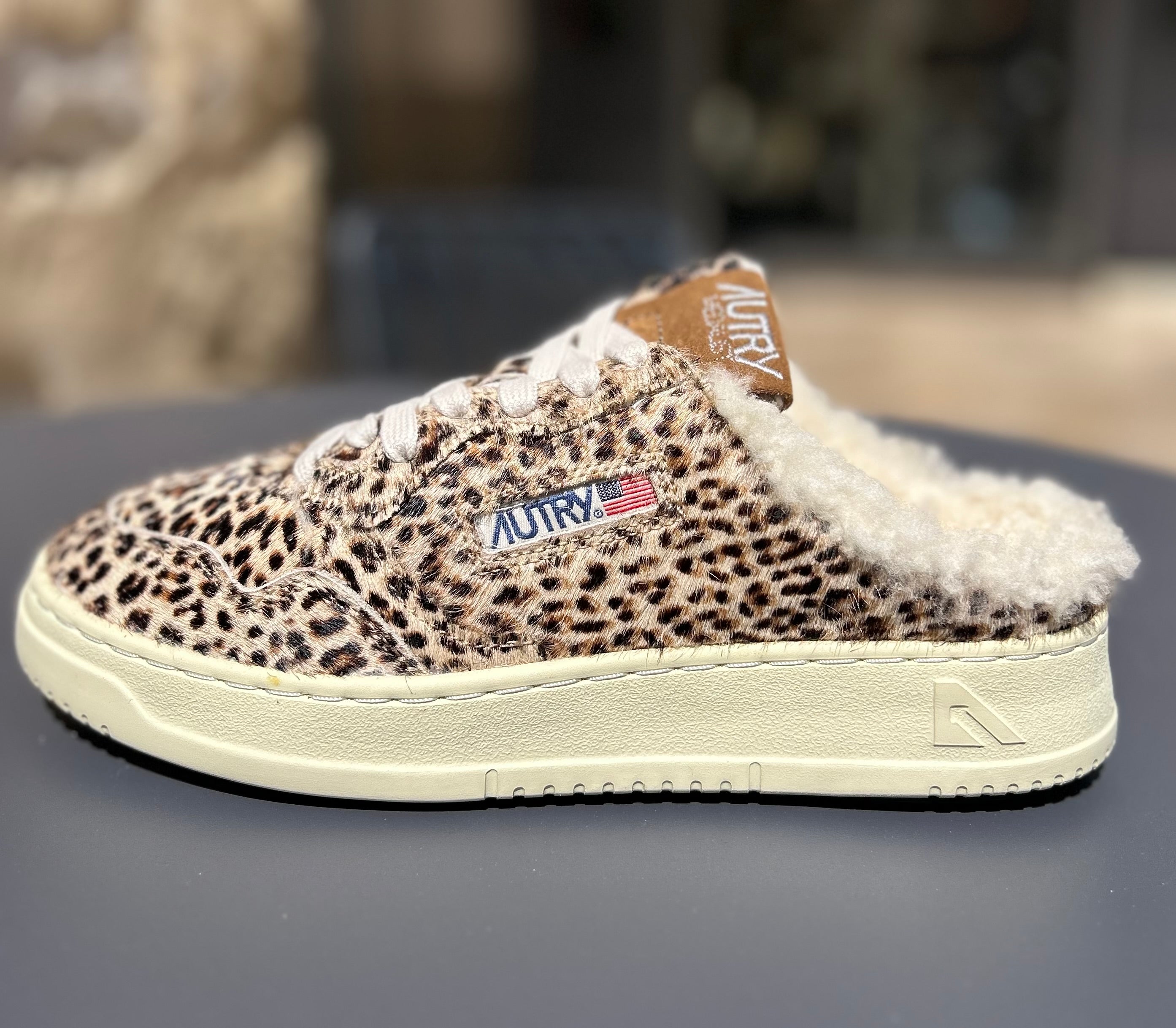 Baskets Mules Pony Leopard