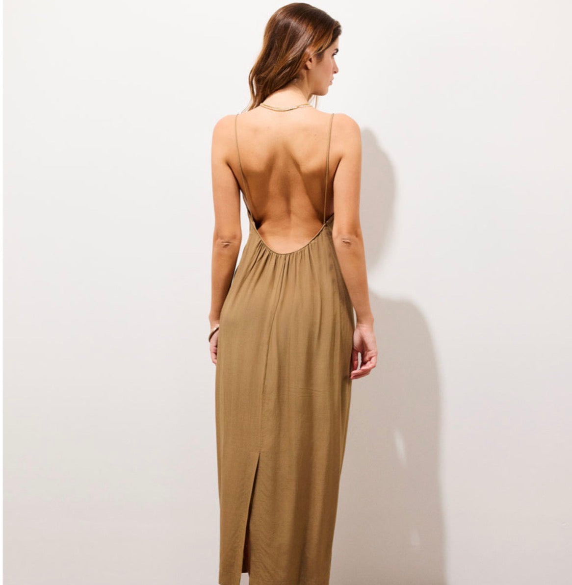 Blake Robe longue dos nu à bretelles Japan Murtoli