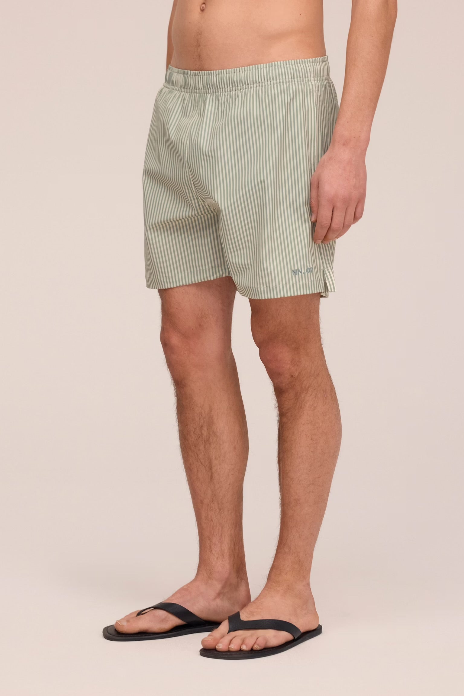 Holiday - Drawstring swimshorts 730 Green Stripes