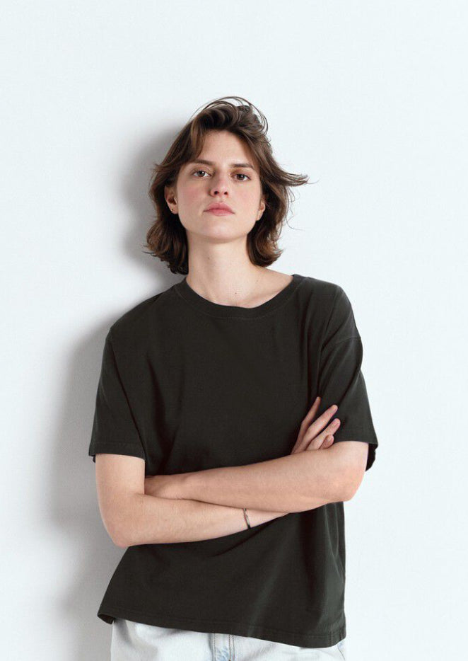 Tee-shirt Femme Fizvalley Carbone Vintage