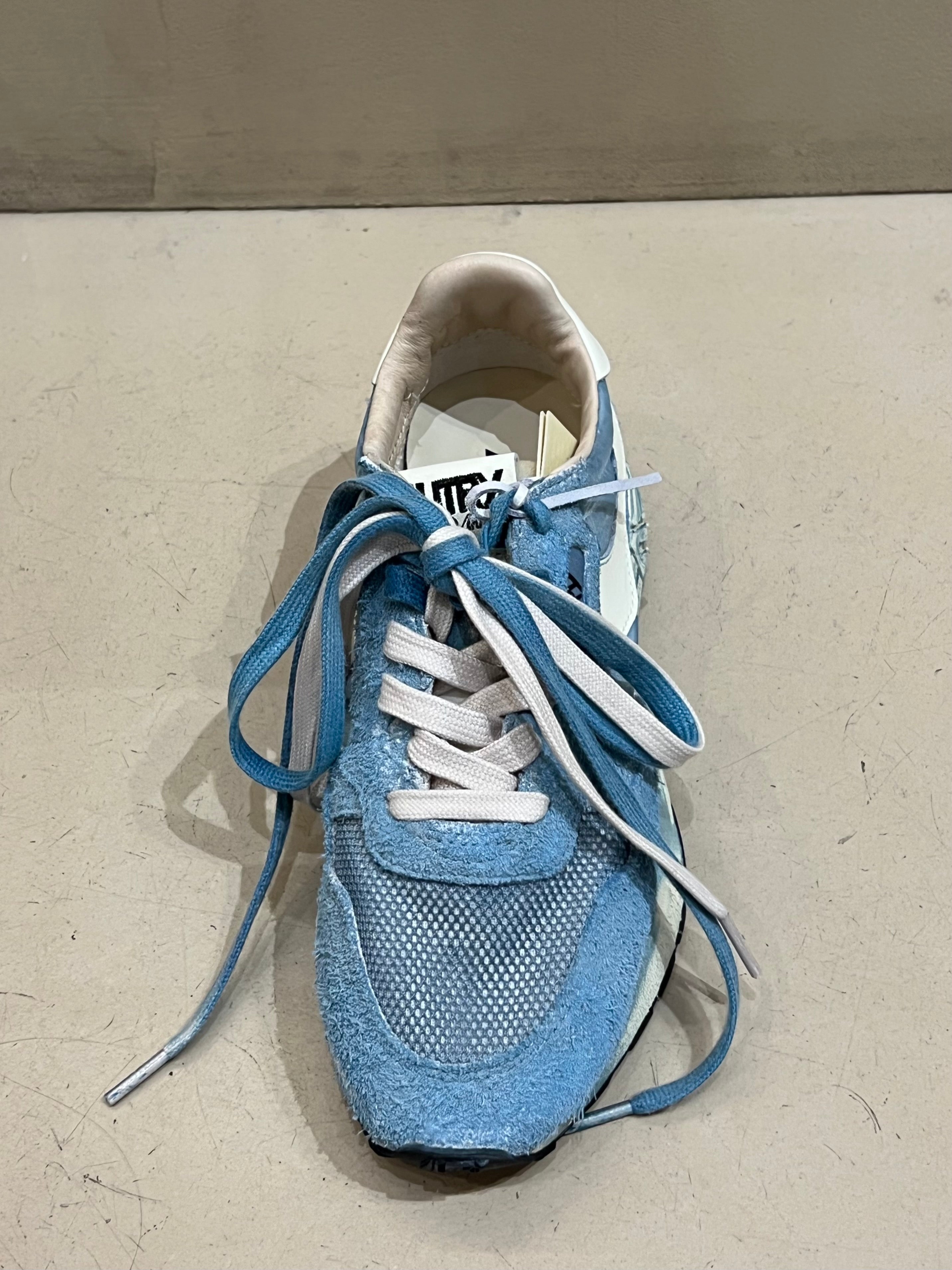 YS03 Basket Reelwind Suede Nylon White Space Blue