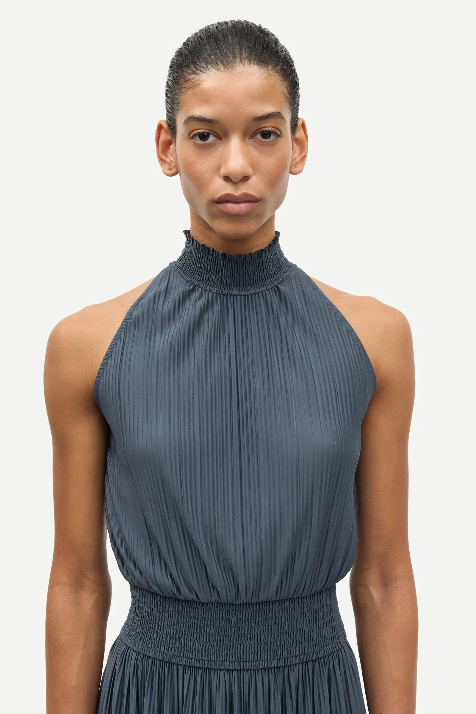 Uma Dress Ombre Blue