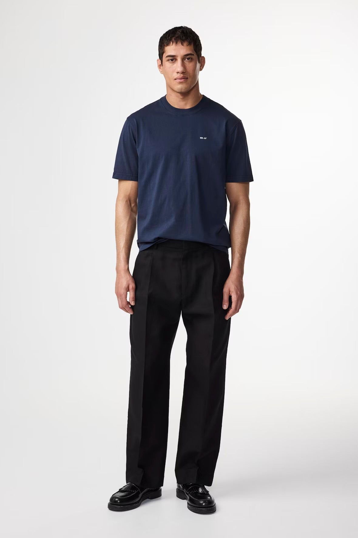 Tee-Shirt Adam Logo NN.07 Blue Navy