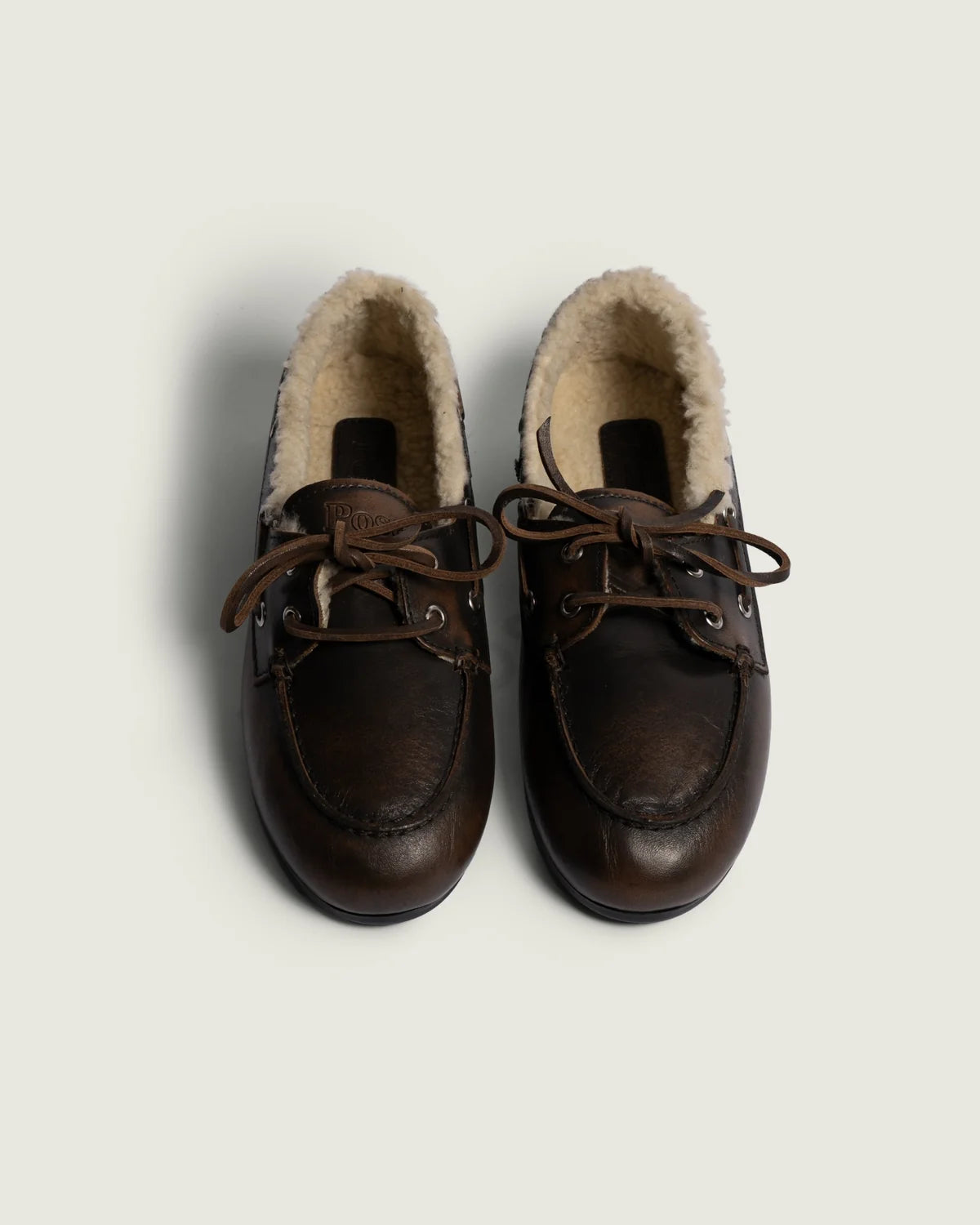 Boat Loafer Brushed Fur Coffee