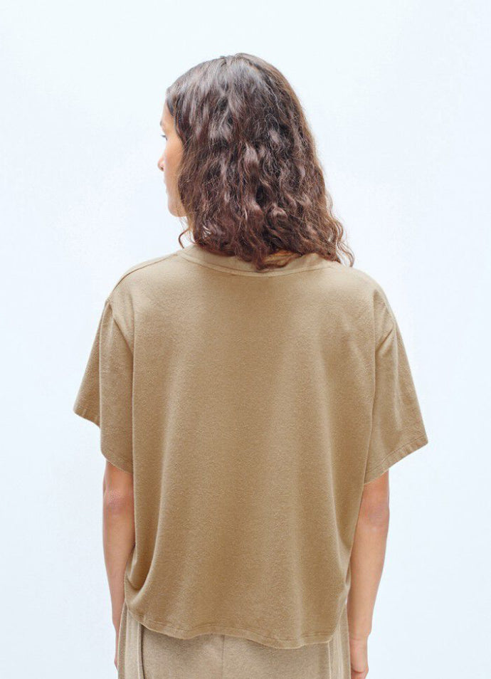 Tee Shirt Ypawood Manches Courtes Macchiato chine