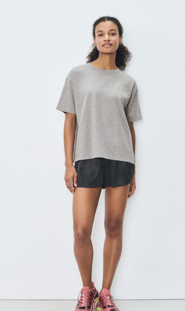 Tee-shirt Femme Fizvalley Gris Chiné