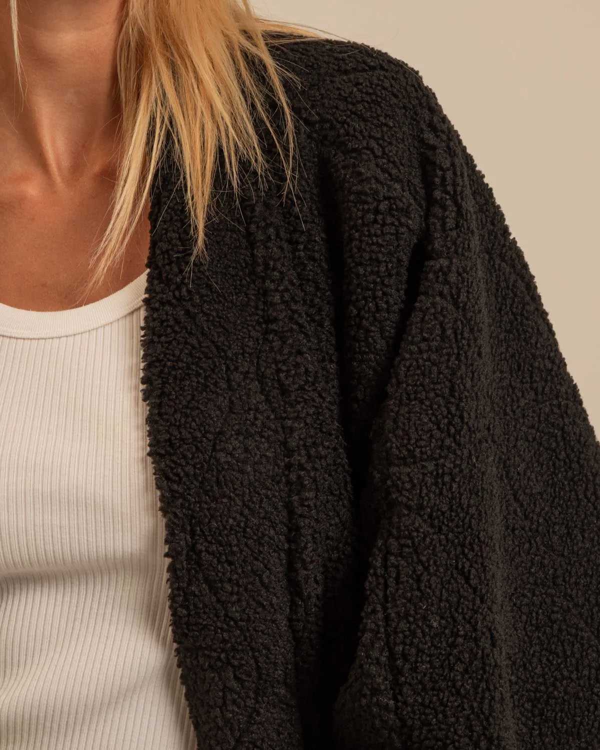 Veste Chicago Sherpa Noir