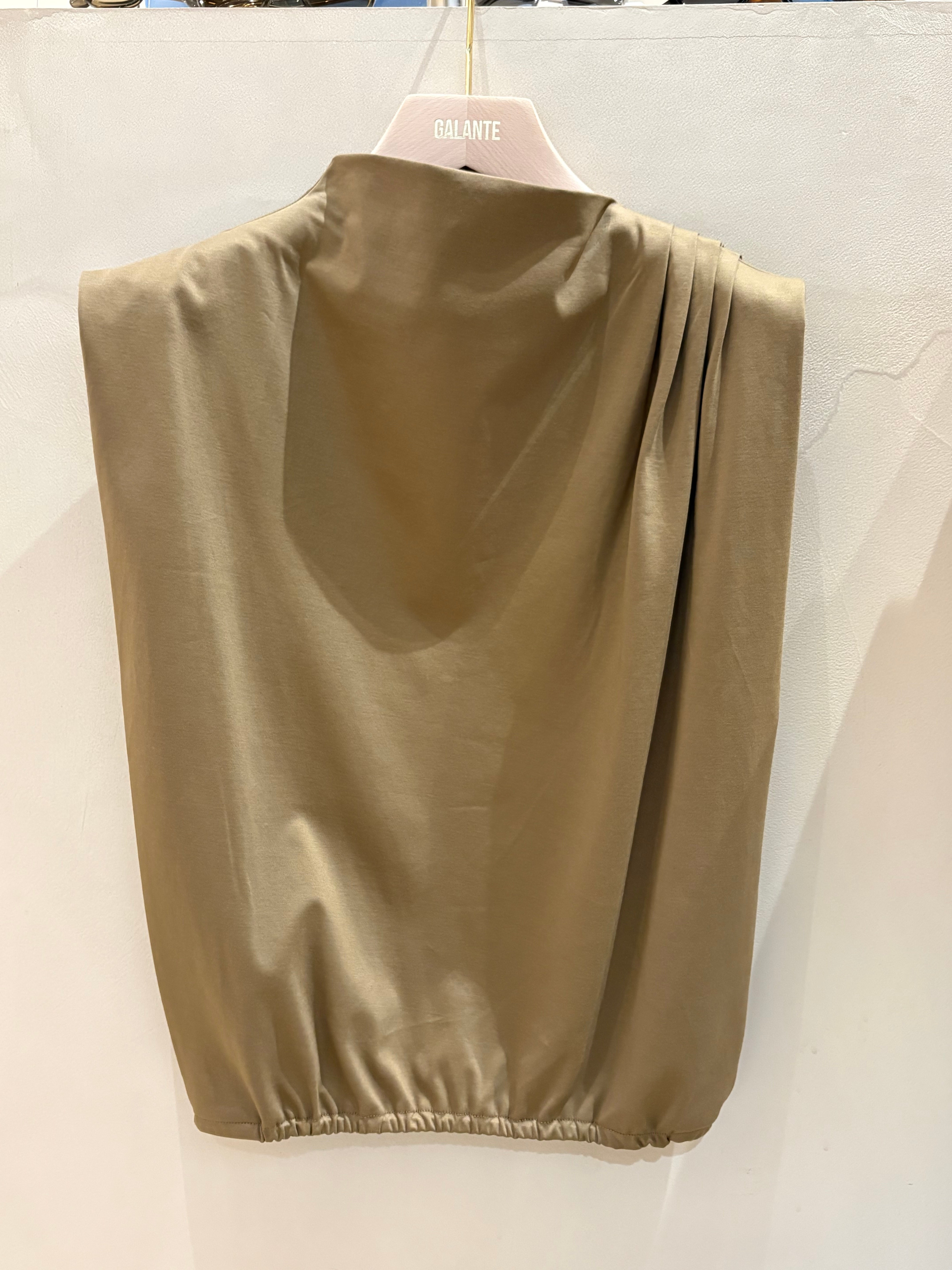 Top Idris Beige Vert