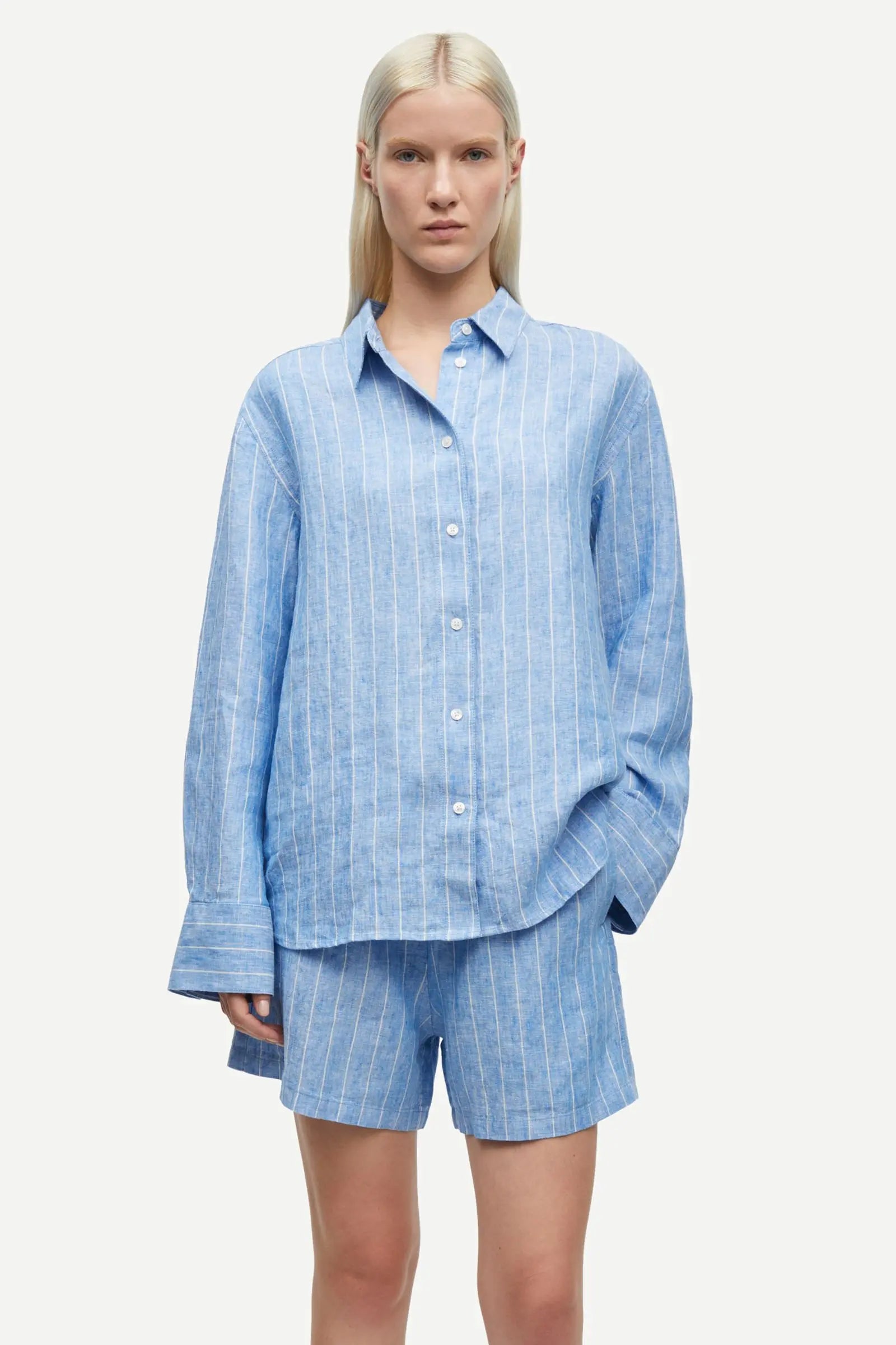 Sanot Shirt Blue Jasper St