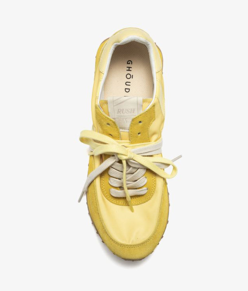 MD06 Baskets Rush Low Wom Mononyl Suede Yellow