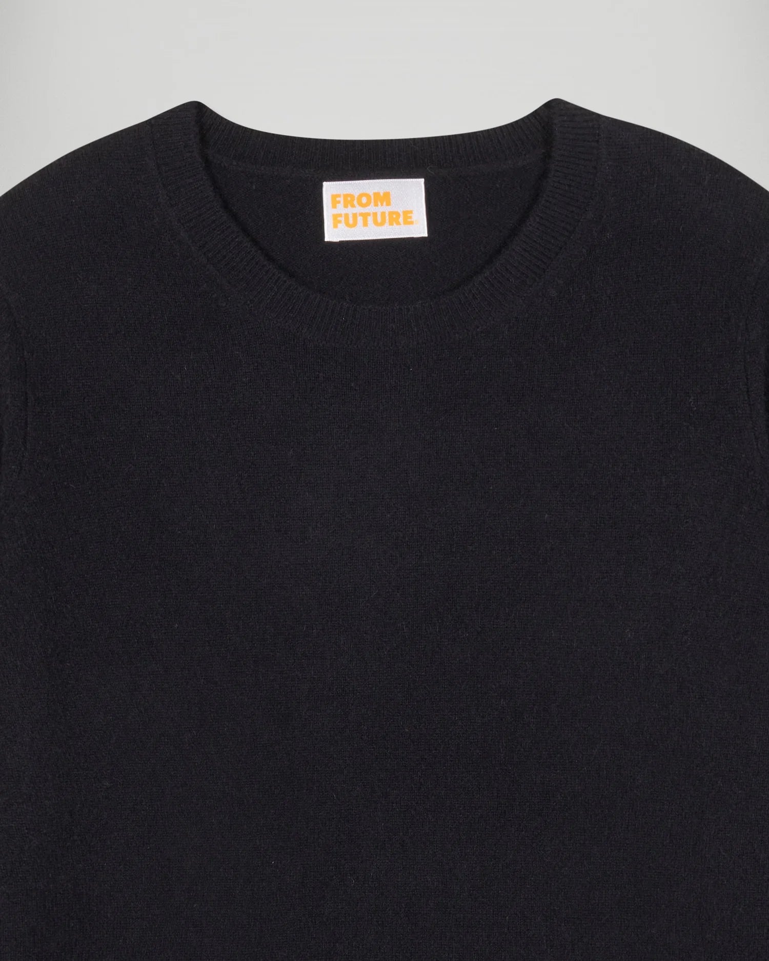 Pull Col Rond Femme Noir