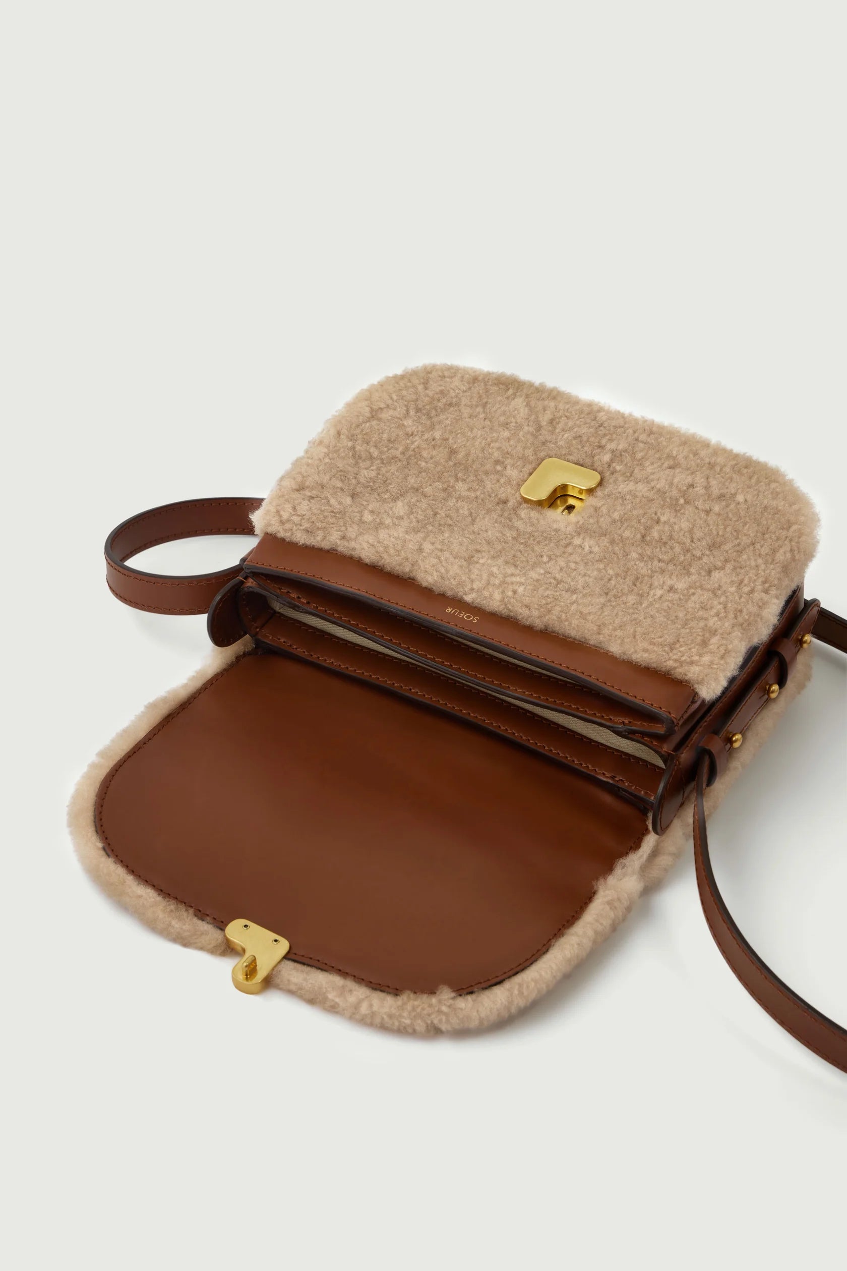 Sac Bellissima Mini Shearling et Cuir