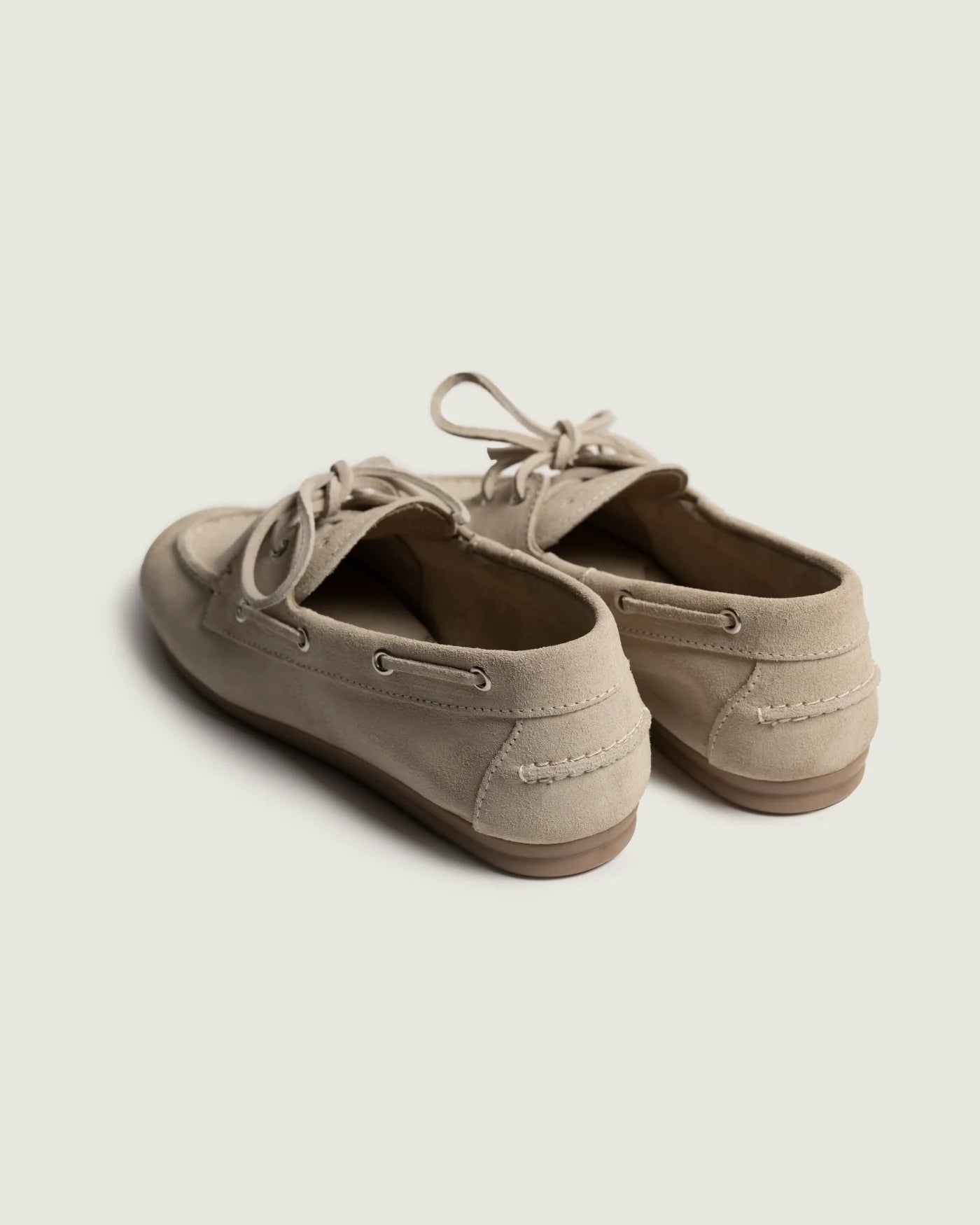 Mocassins Bateau en Daim Light Taupe