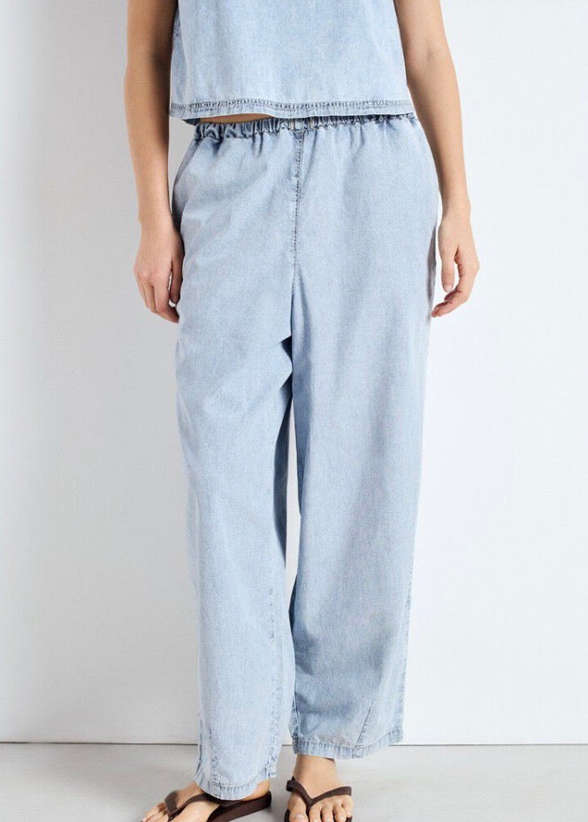 Pantalon Femme Paybou Blue Snow