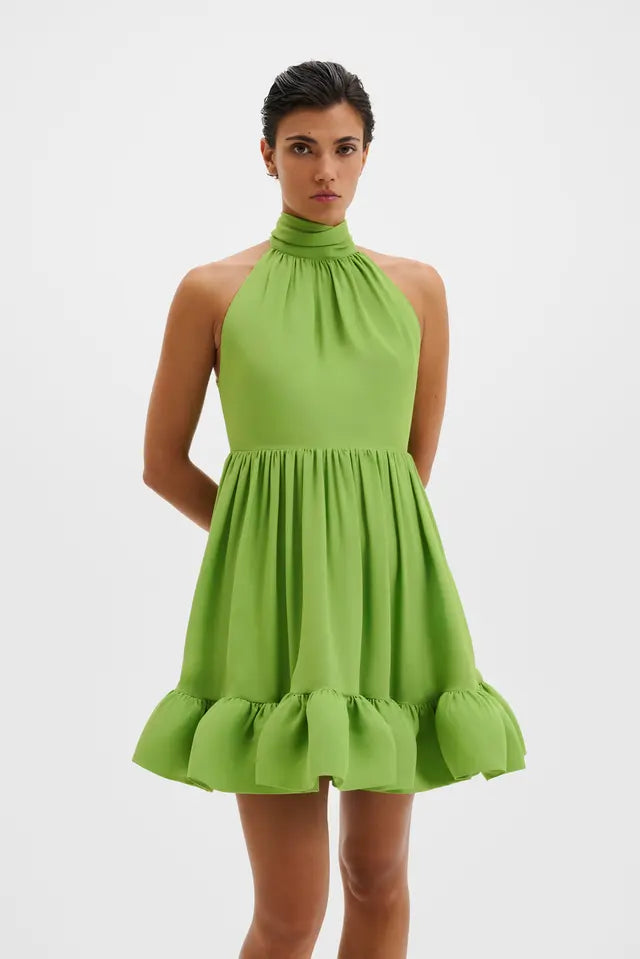 Fern Mini Dress Lime