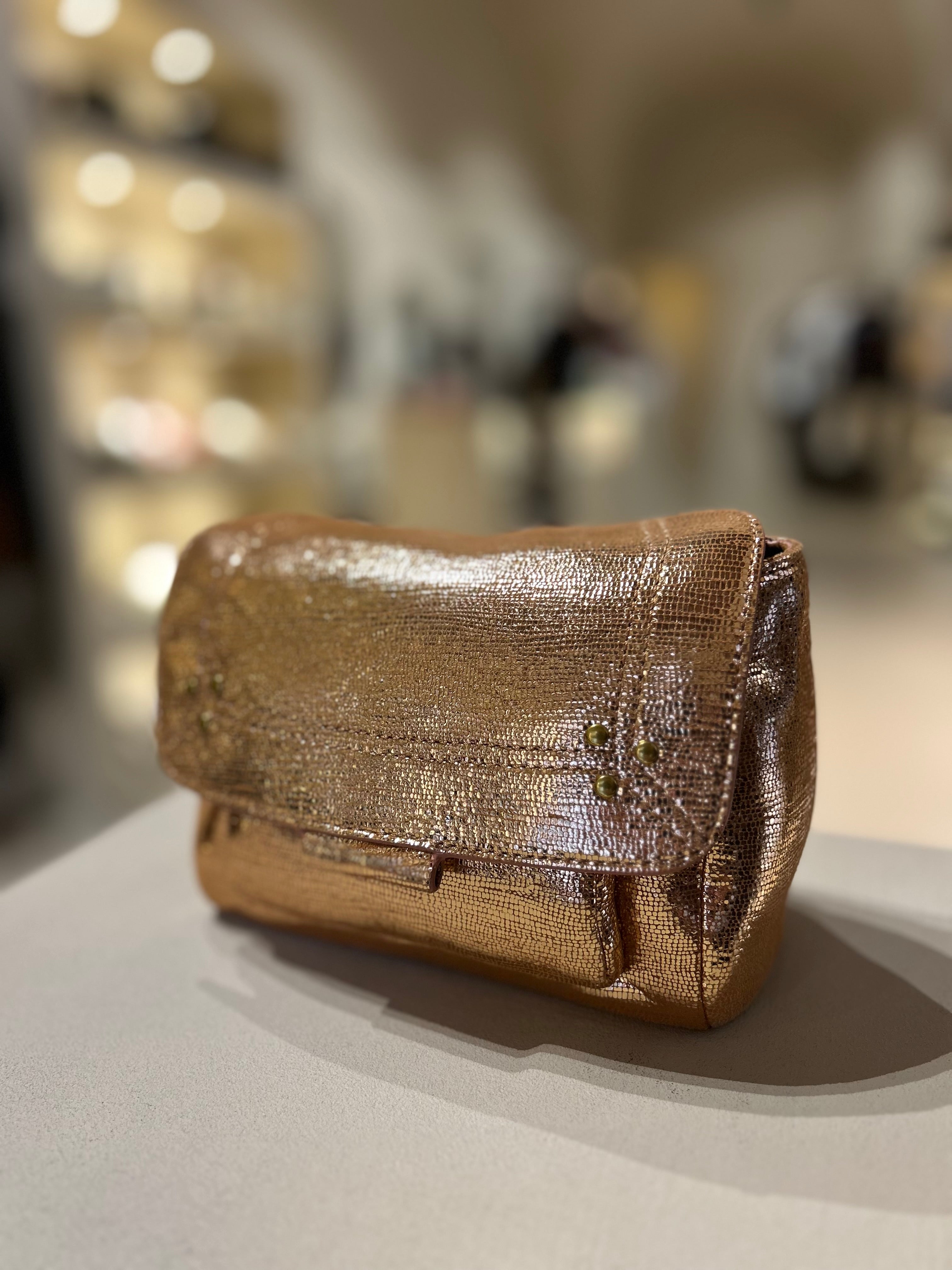 Sac Lulu S Lamé Rose Gold