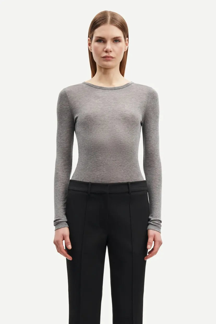 Sadou T-shirt Ls Gris