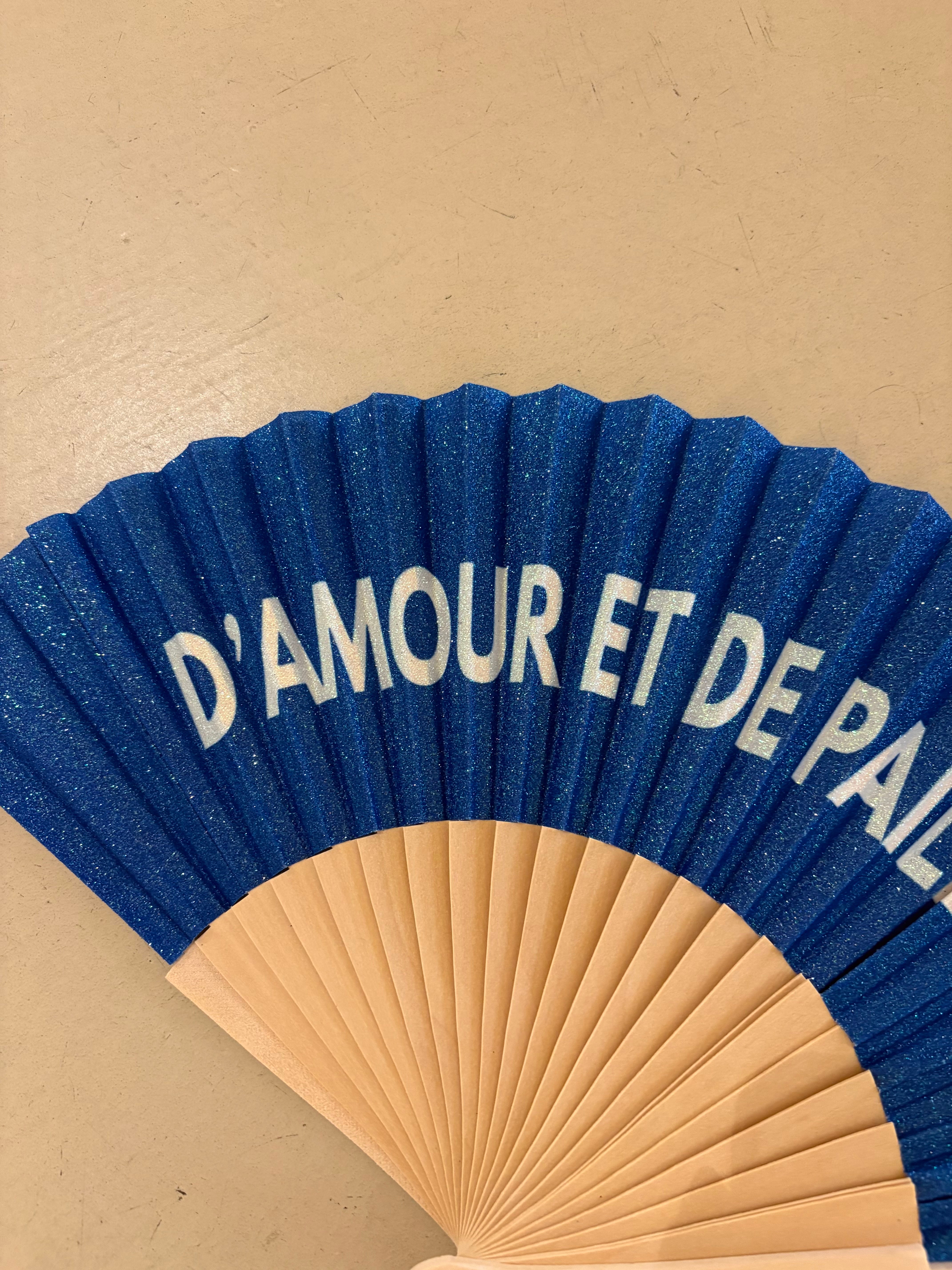 Éventail Galante - D’amour et de paillettes