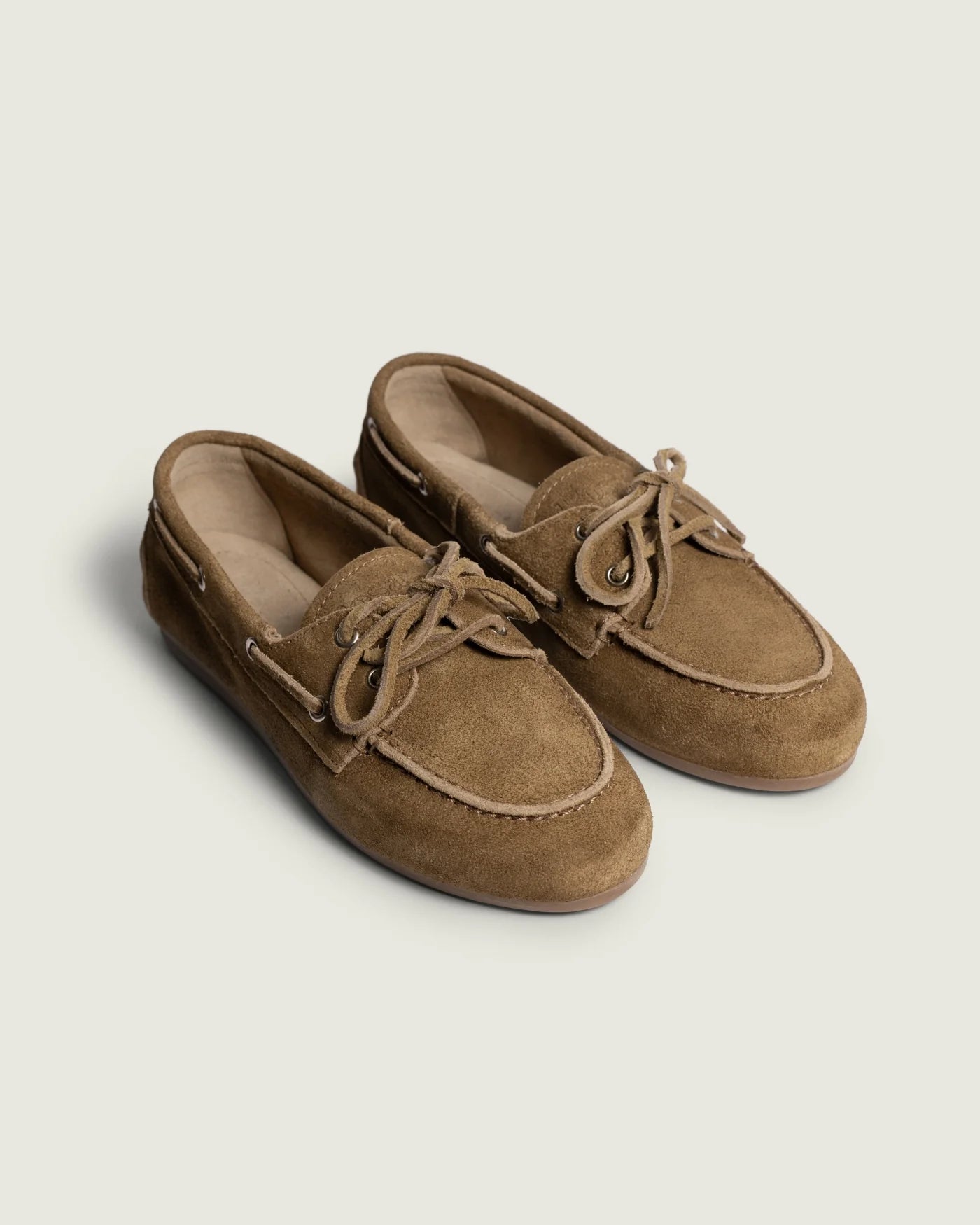 Mocassins Bateau en Daim Desert Tan