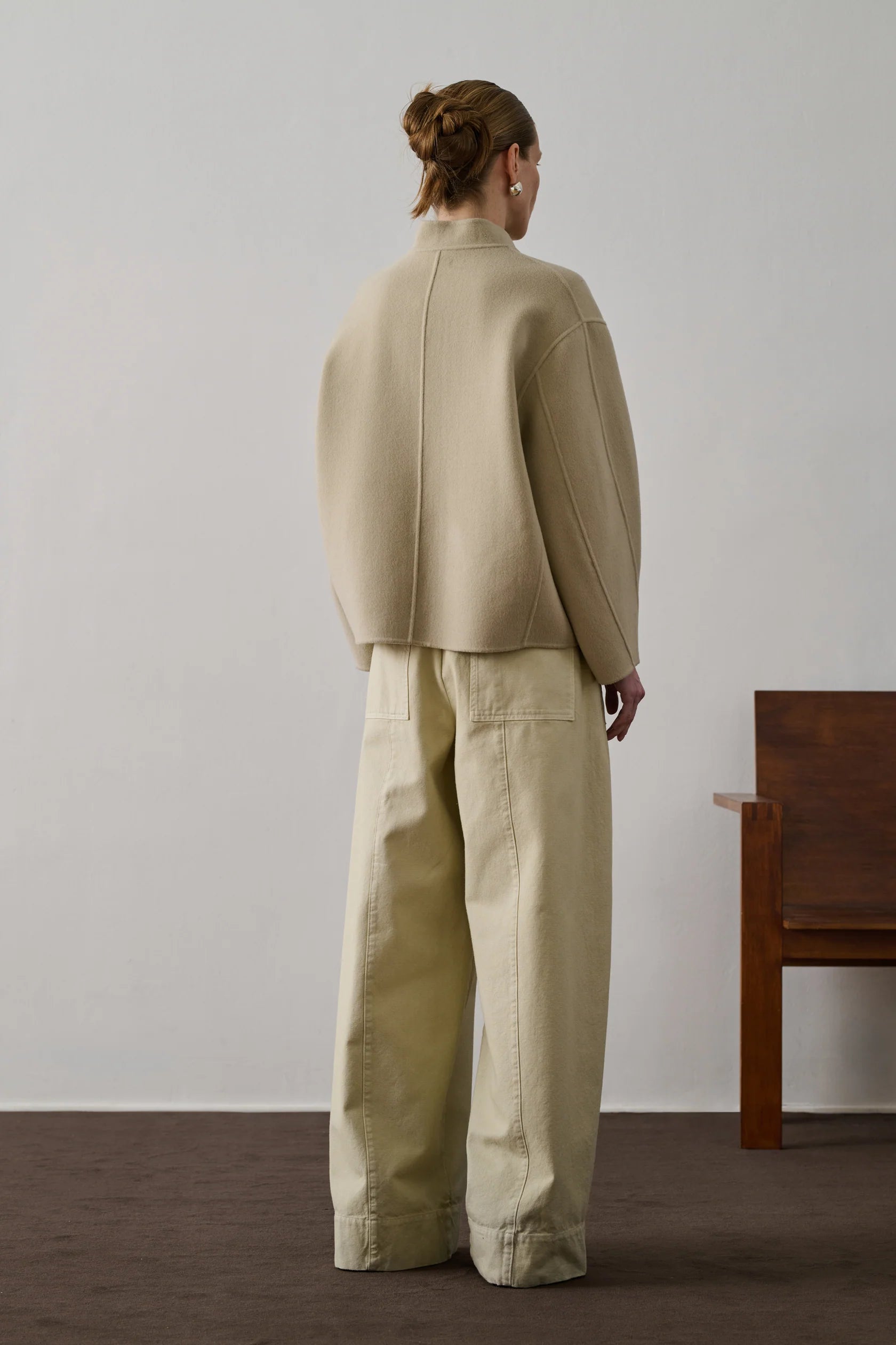 Manteau Windsor Craie