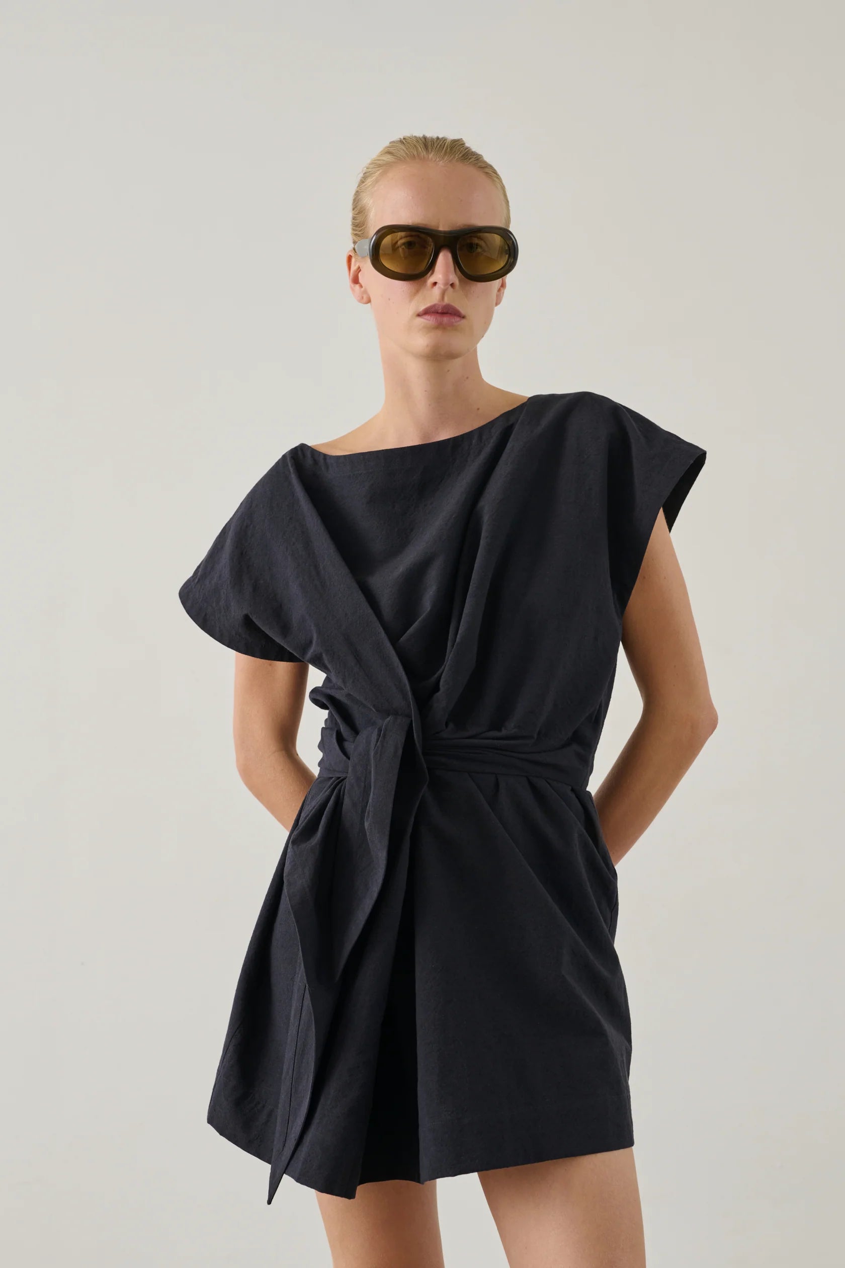 Robe Hallie Courte Nouée