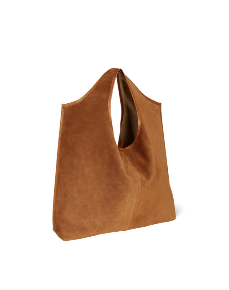 Sac Paco Croûte de Velours Caramel