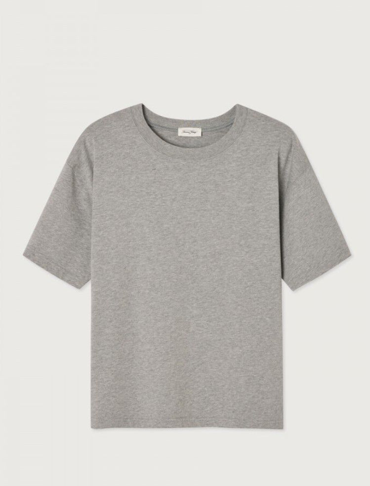 Tee-shirt Femme Fizvalley Gris Chiné