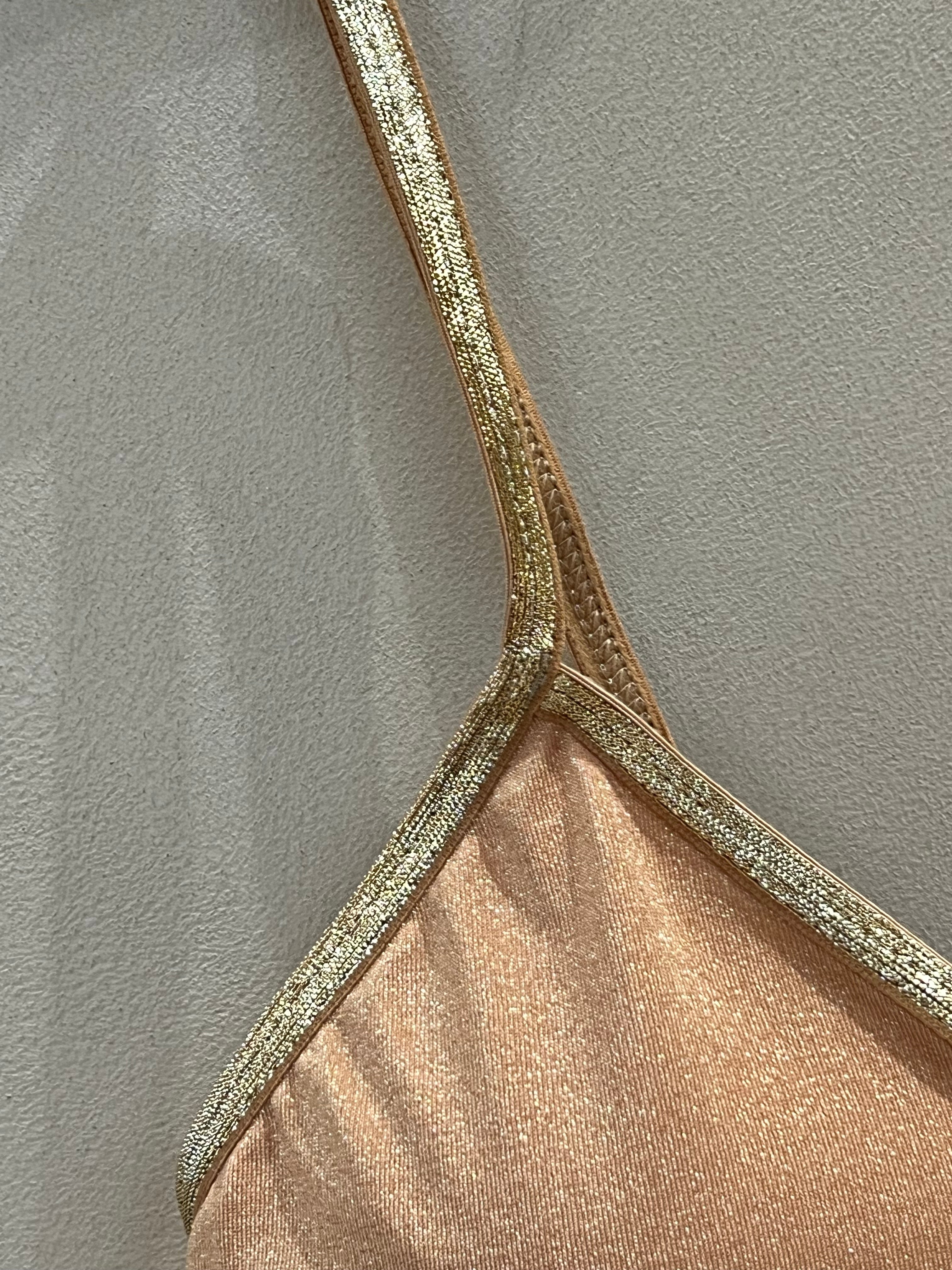 Brassière Georgia Mousses Amovibles Golden Lurex
